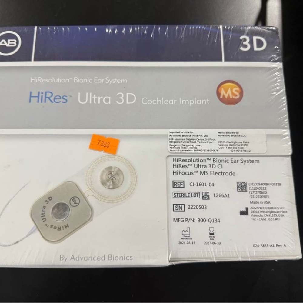 Advanced Bionics HiRes Ultra 3D Cochlear Implant